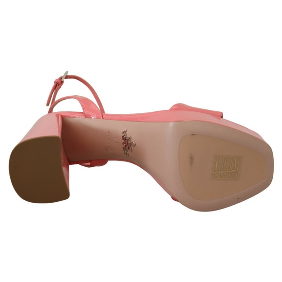 Prada Pink Patent Sandals Ankle Strap Heels Sandal/EU37/US6.5/Pink - Picture 4 of 6